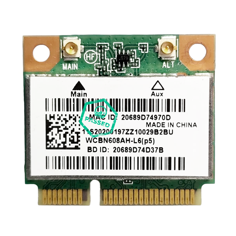 Lite-On WCBN608AH WCBN608AH-L6 Half Mini PCIe Laptop WiFi Card Wireless Adapter
