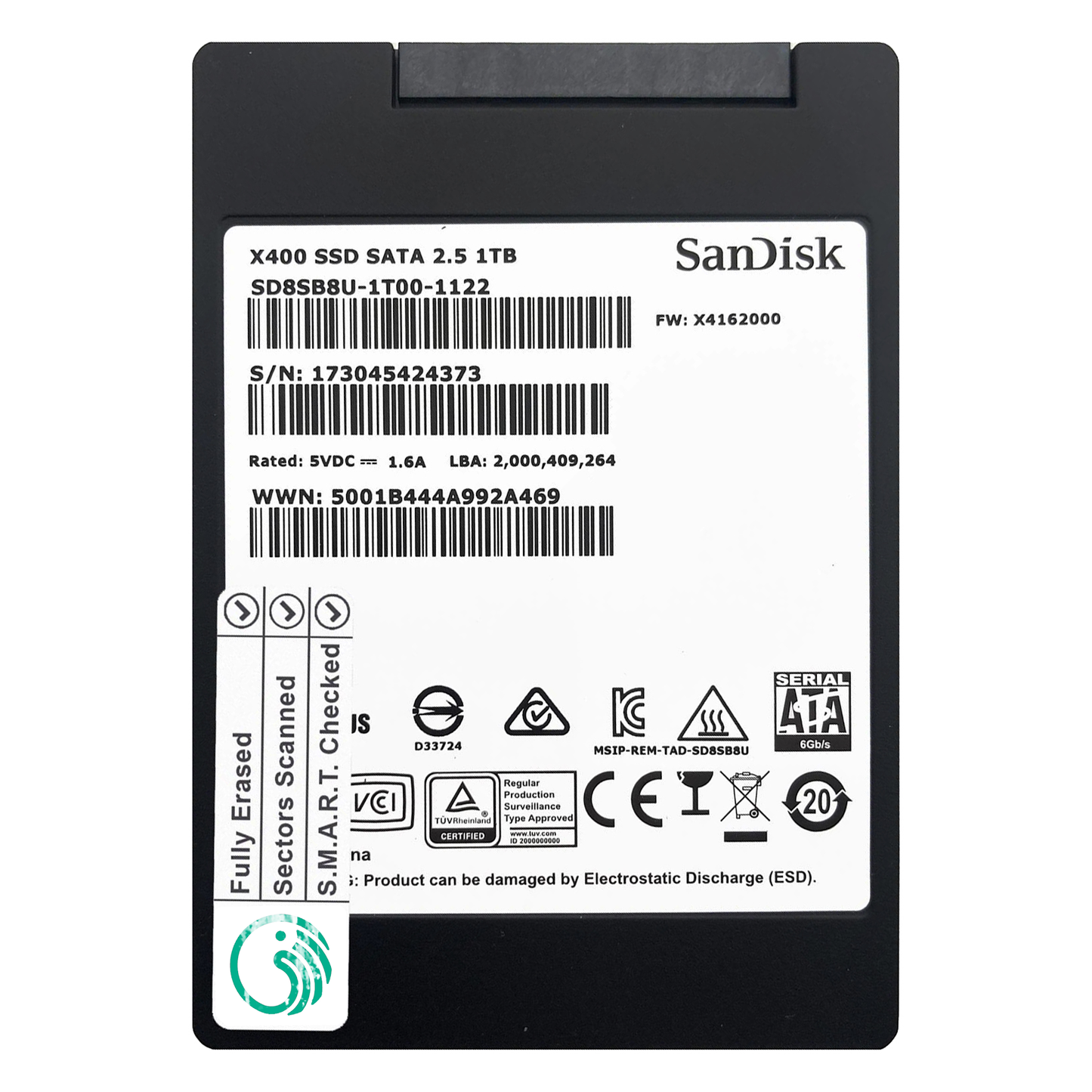 1TB 2.5" SATA SSD
