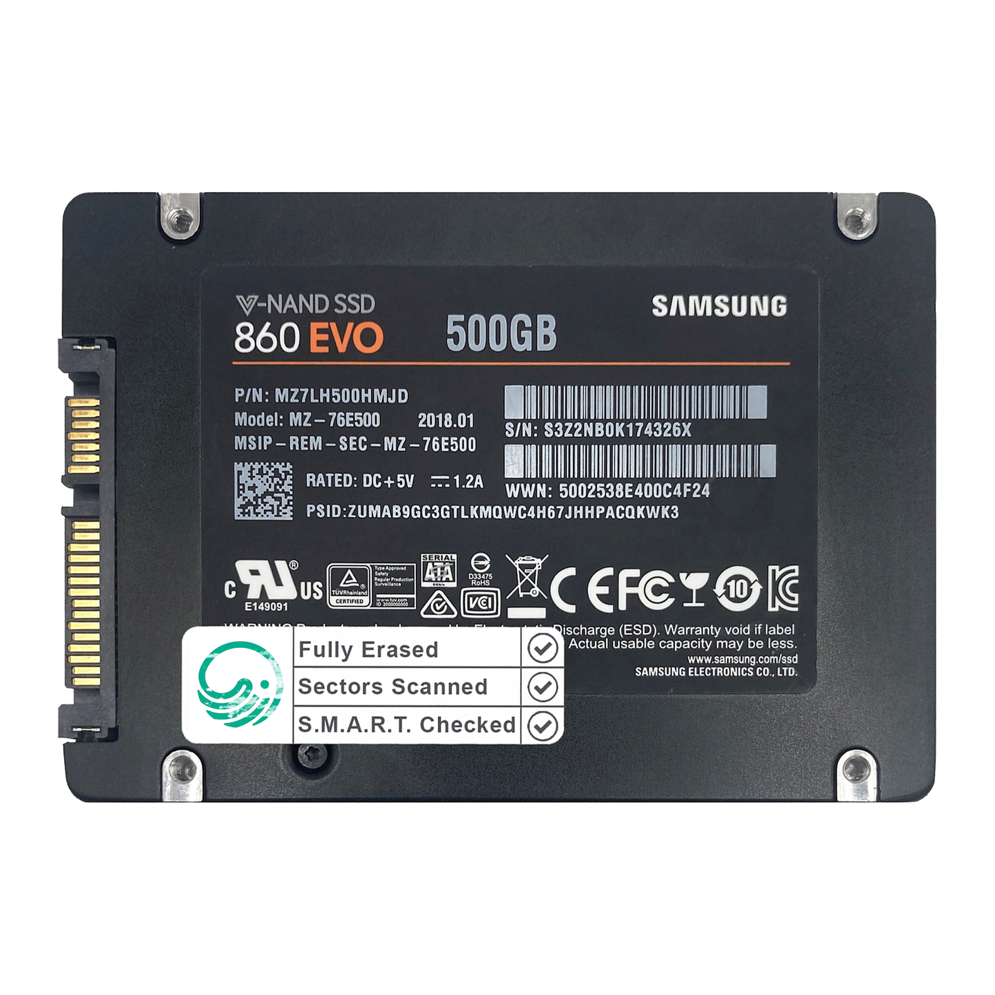 500GB 2.5" SATA SSD
