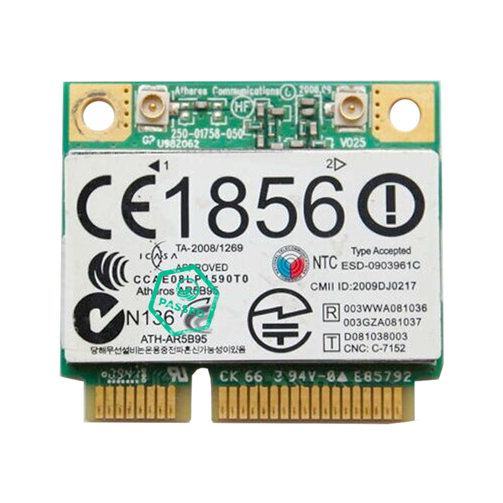 Foxconn U98Z062.01 Half Mini PCIe Laptop WiFi Wireless Adapter Card
