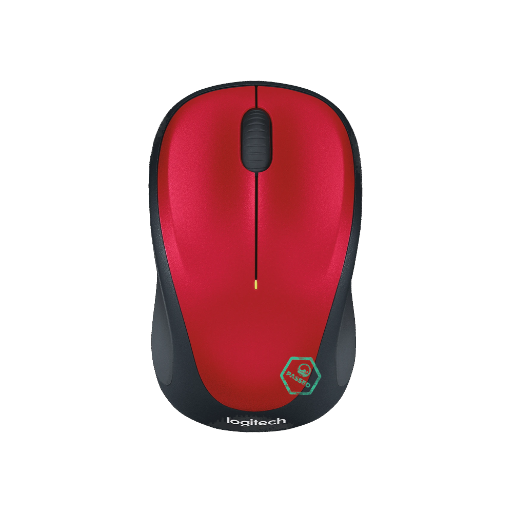 Logitech Wireless Mouse – Red