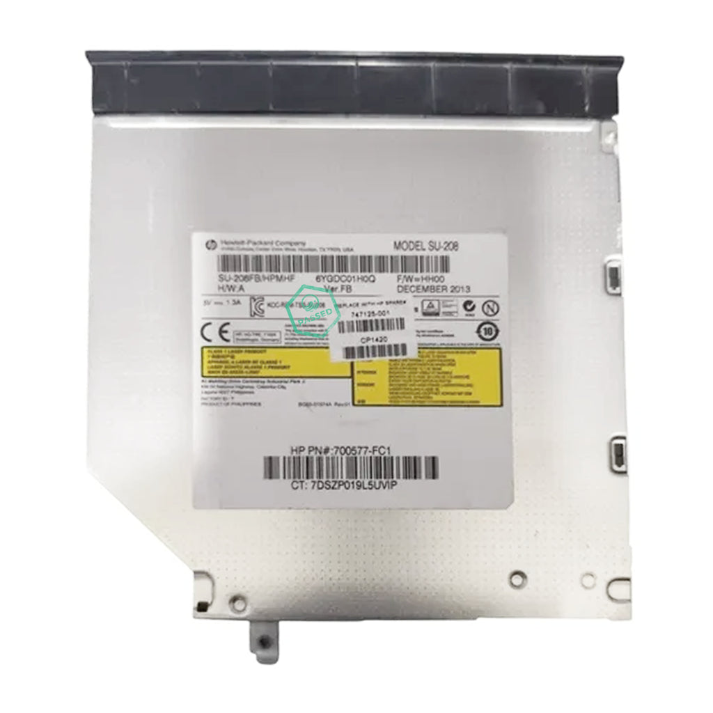 SU-208BB/BEBE Samsung Ultra Slim Internal 8xDVDrw SATA Black 7.5mm