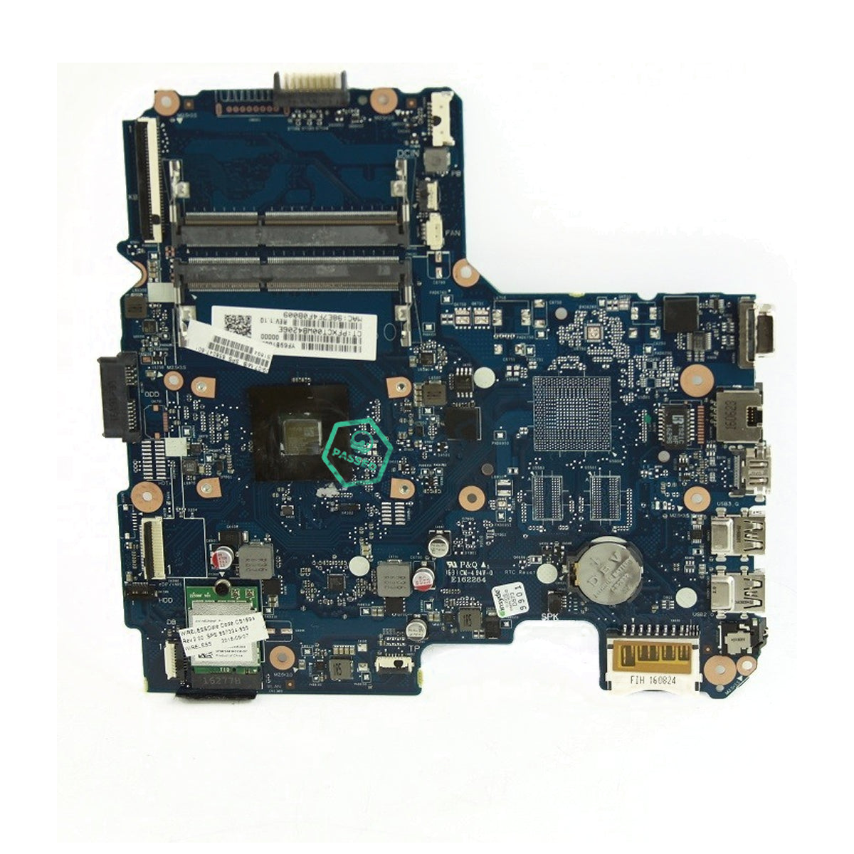858047-601 HP System Board (Motherboard) for 14-an062sa Laptop Mfr PN (Refurbished)