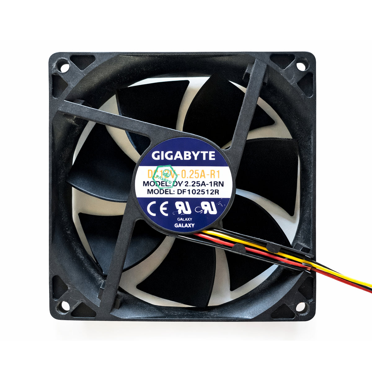 Gigabyte DF0922512RFDN 92mm 12V 0.12A 3-Pin PC Cooling Fan