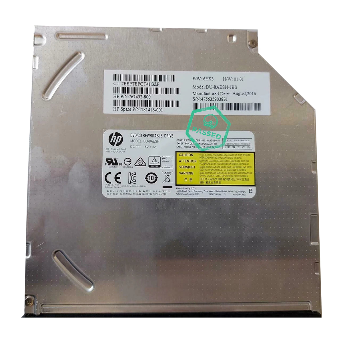 DU-8AESH Lite On LITE-ON Internal DVDrw Black