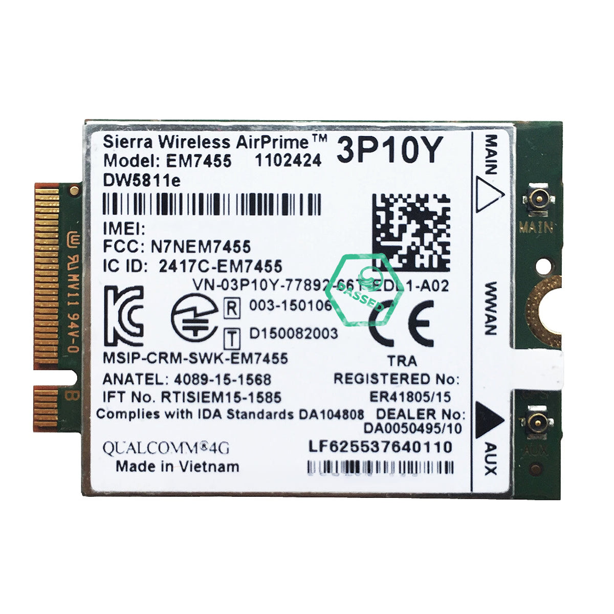 DW5811E Dell 4G LTE WWAN Card