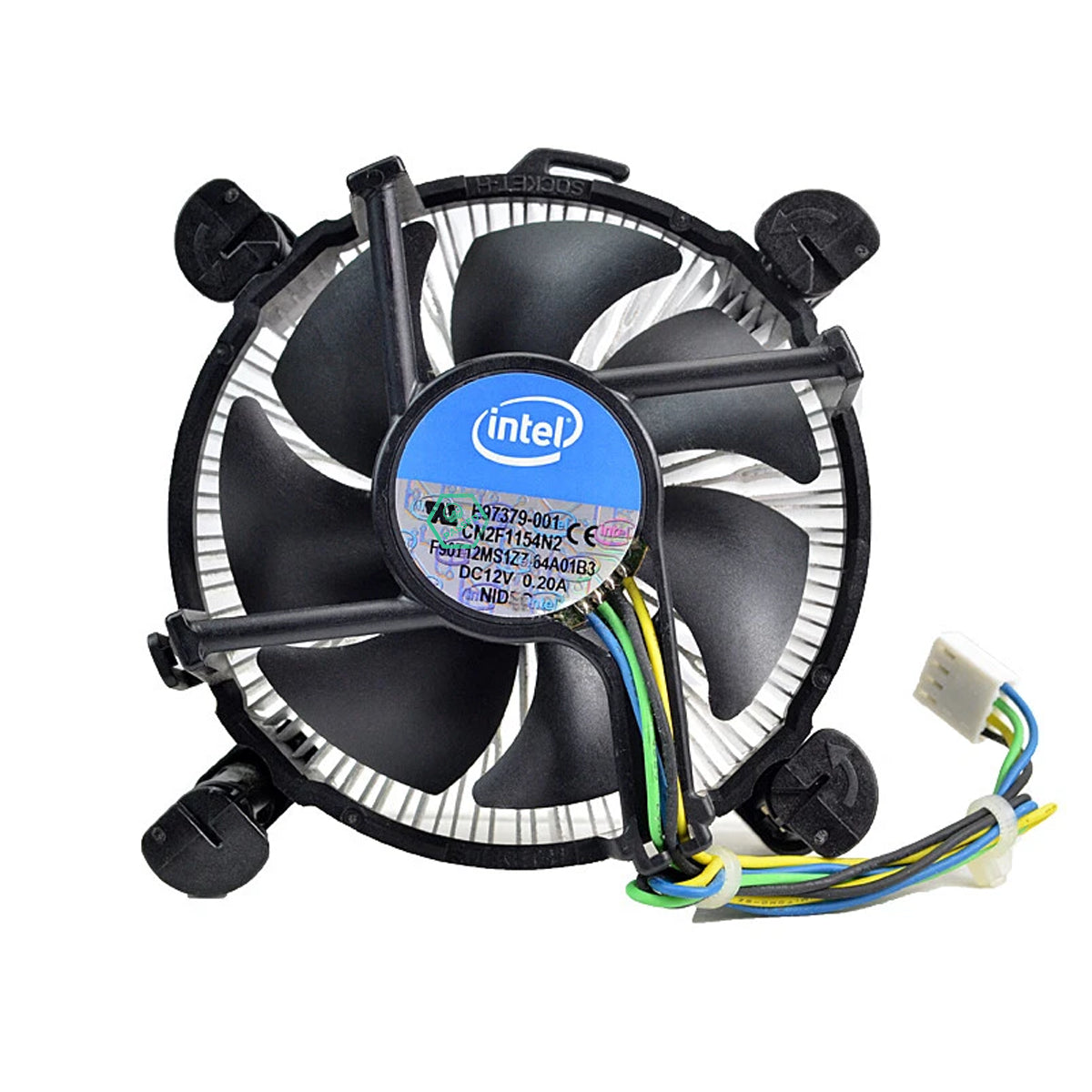 E97379-001 Intel Aluminum Heatsink and 3.5-inch Fan with 4-Pin Connector for LGA1155 / 1156