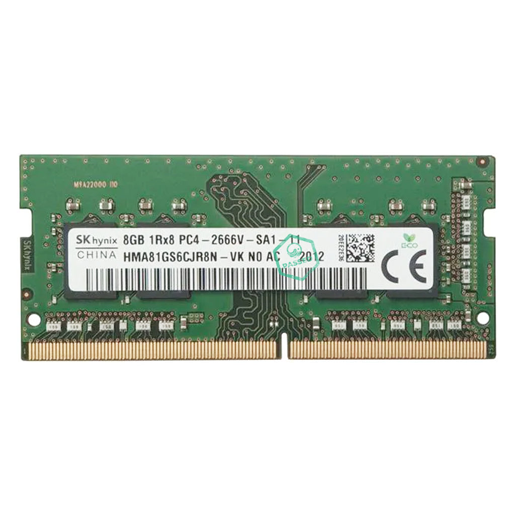HMA81GS6CJR8N-UHN0-AC Hynix 8GB PC4-19200 DDR4-2400MHz non-ECC Unbuffered CL17 260-Pin SoDimm 1.2V Single Rank Memory Module