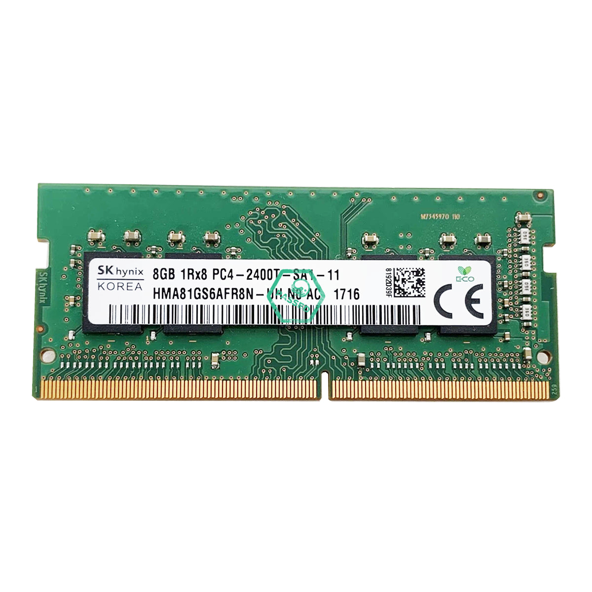 HMA81GS6MFR8N-UH Hynix 8GB PC4-19200 DDR4-2400MHz non-ECC Unbuffered CL17 260-Pin SoDimm 1.2V Single Rank Memory Module