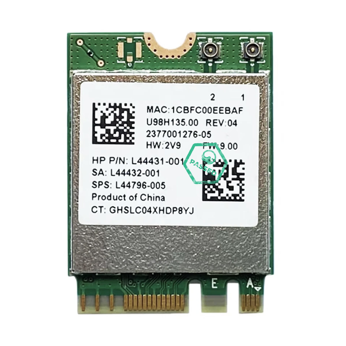 L44431-001 HP Realtek RTL8822CE PCI-E WIFI/5.0 Network Card