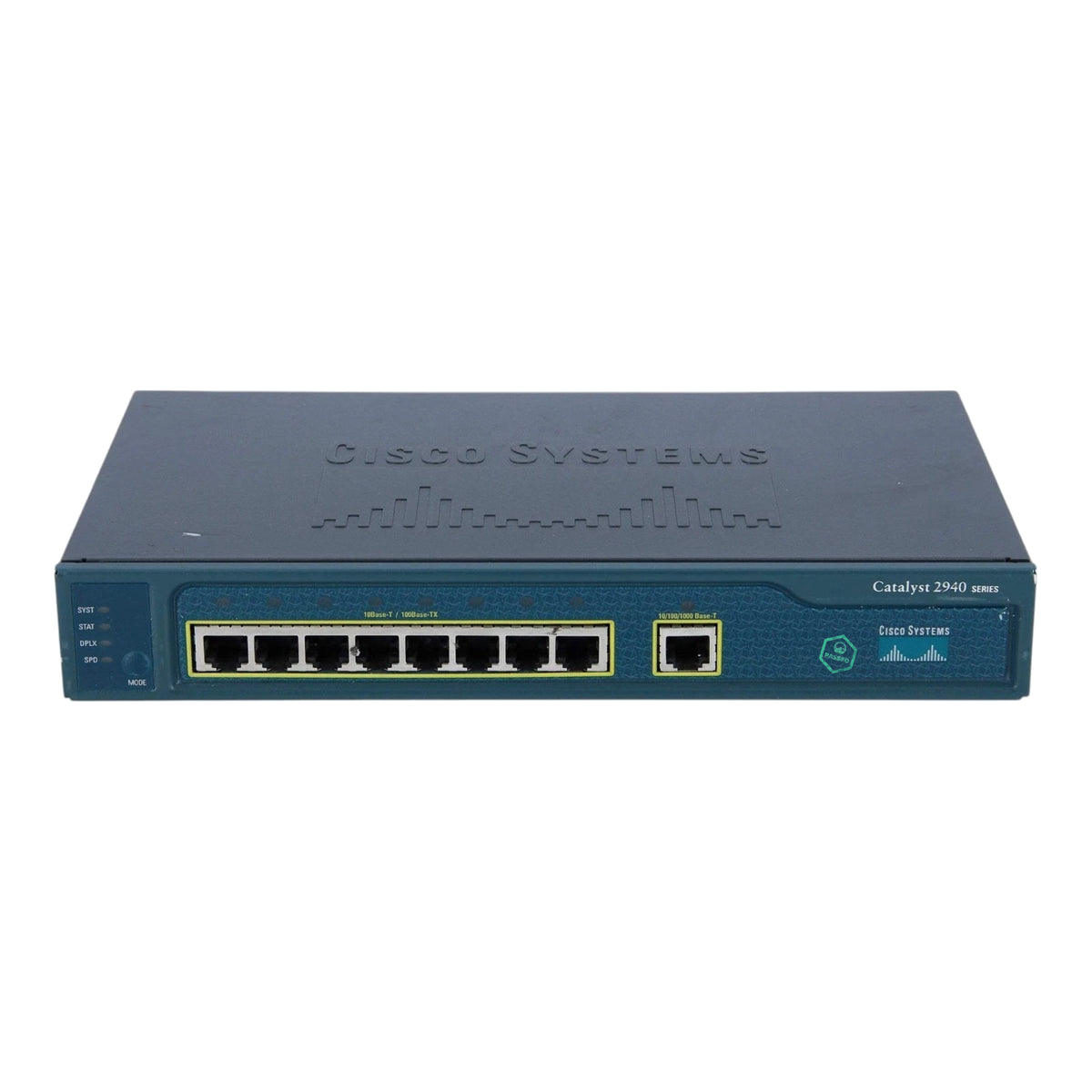 WS-C2940-8TT-S Cisco 8 10/100 Ethernet ports and 1 10/100/1000 Ethernet port Switch (Refurbished)