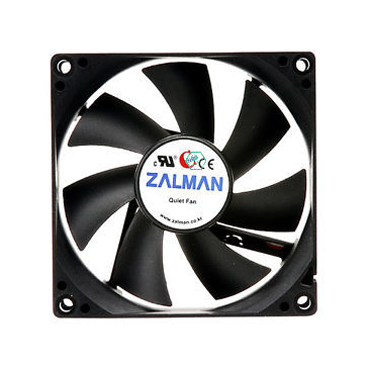 ZA9225ASL Zalman 120mm Quiet LED PC Case Cooling Fan 3-Pin Desktop Computer Fan Black