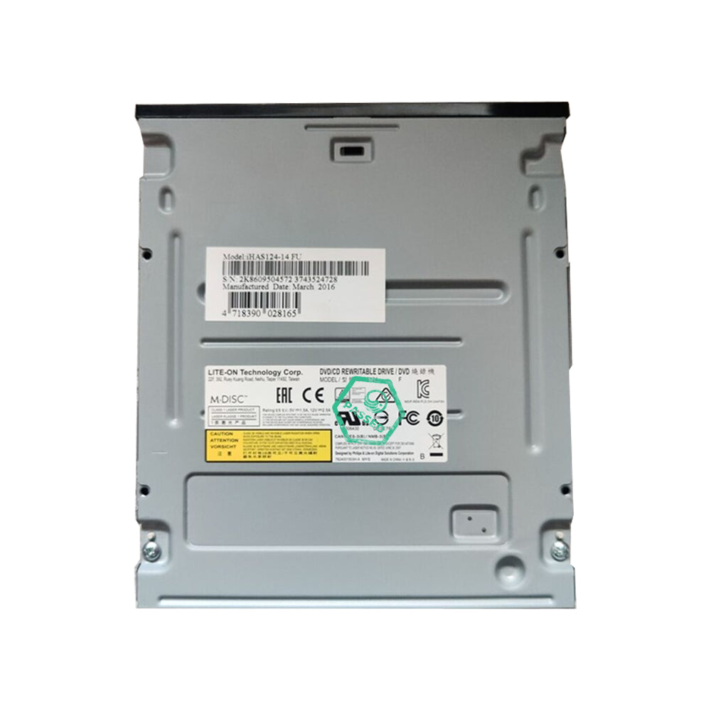 IHAS124-14 Lite On 24x/8x/16x DVD+/-RW (+/-RDL) DVD-RAM SATA 1.5Gbps HH 5.25-inch Internal DVD Writer Drive