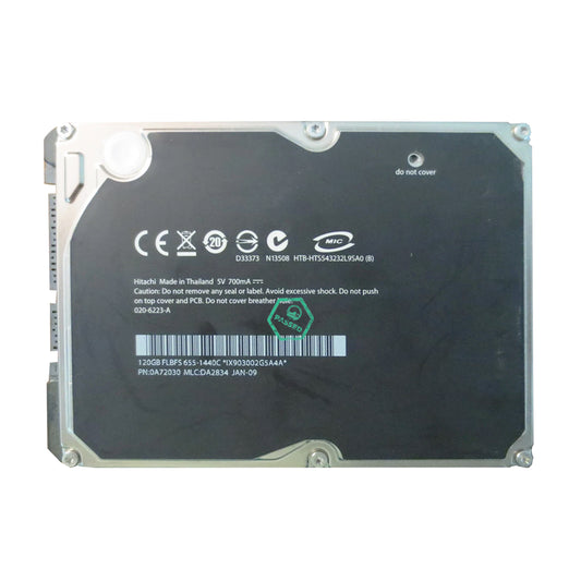 0A72030 Hitachi Travelstar 5K320 320GB 5400RPM SATA 1.5Gbps 8MB Cache 2.5-inch Internal Hard Drive