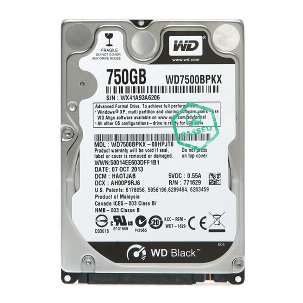 750GB 2.5" SATA HDD