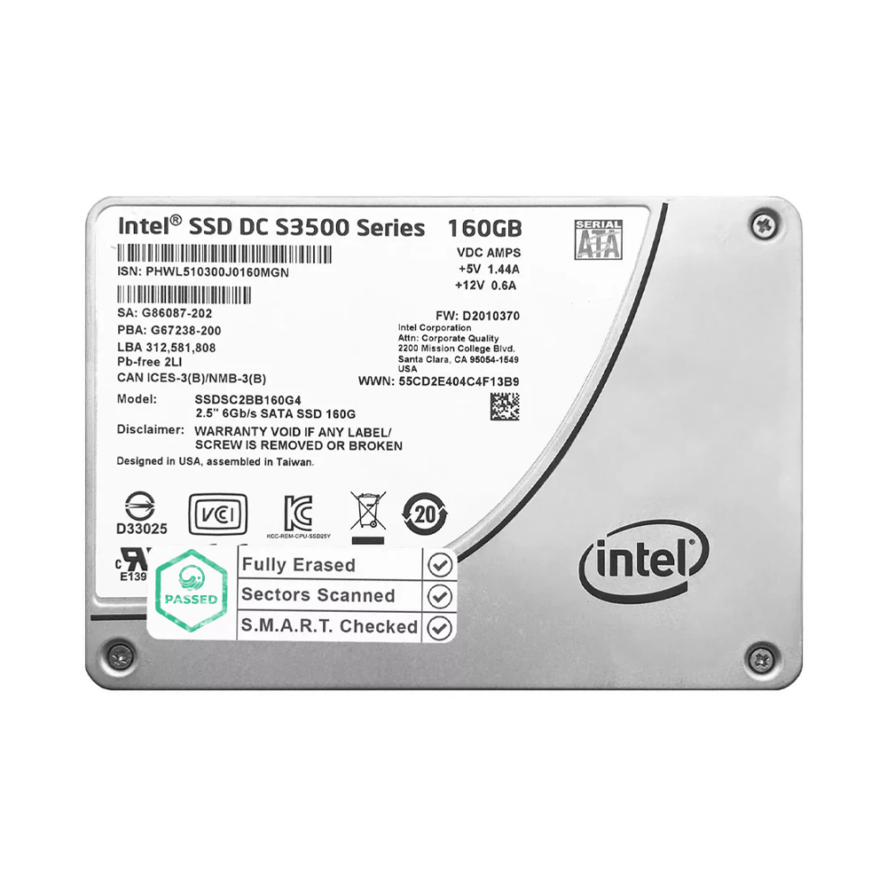 160GB 2.5" SATA SSD