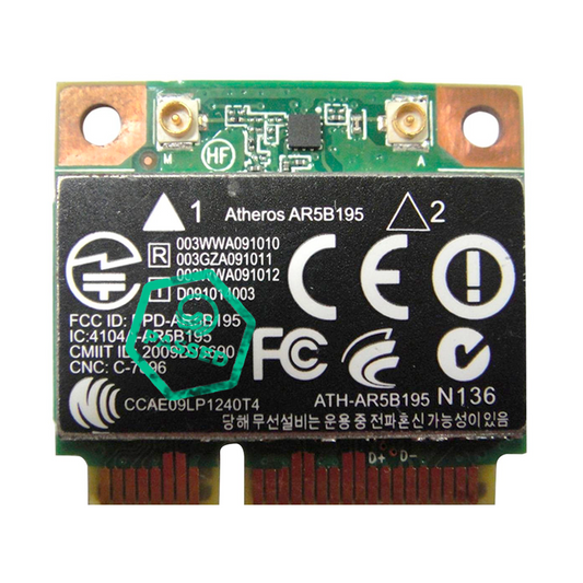 Qualcomm Atheros AR5B195 Half Mini PCIe Laptop WiFi Wireless Adapter Card