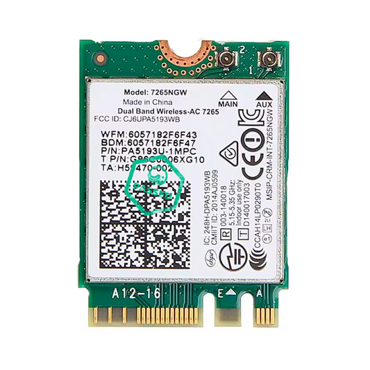 Intel Wireless-N 7265 (Lenovo FRU) 04X6076