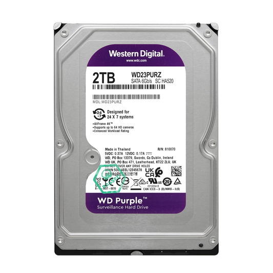 2TB 3.5" SATA HDD