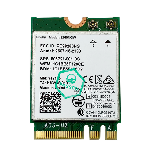 Intel Dual Band Wireless-AC 8260 M.2 Laptop WiFi Wireless Adapter Card