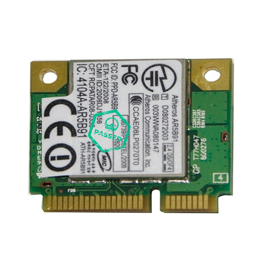 Qualcomm Atheros AR5891 Half Mini PCIe Laptop WiFi Wireless Adapter Card