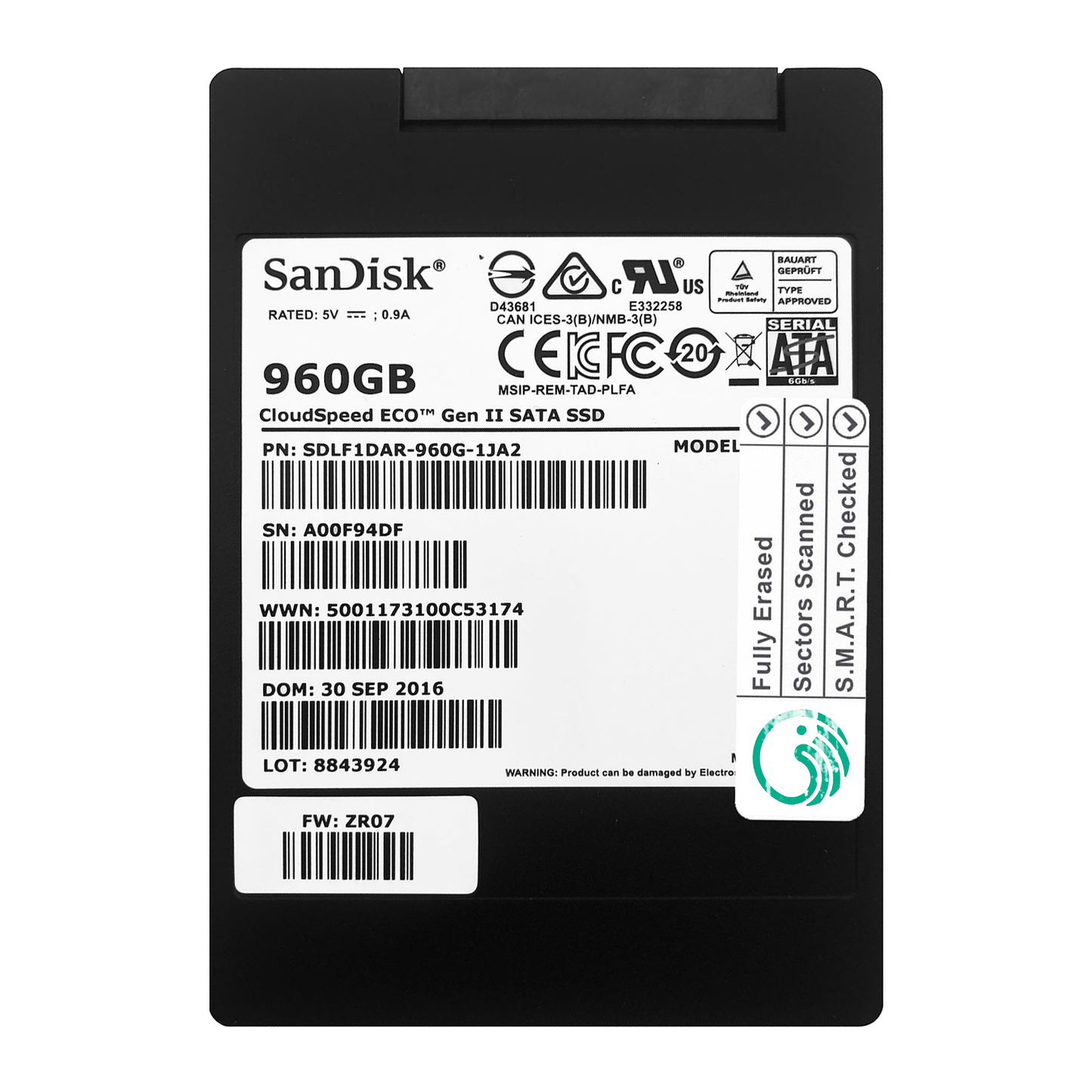 960GB 2.5" SATA SSD