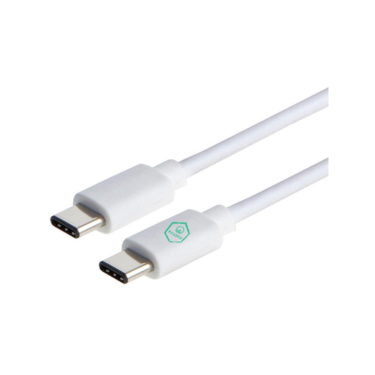 USB-C to USB-C Cable – White – 0.5m