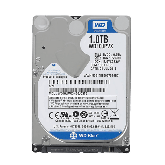 1TB 2.5" SATA HDD