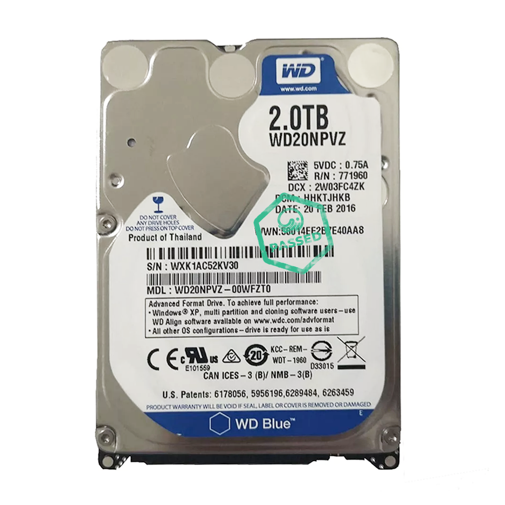 2TB 2.5" SATA HDD