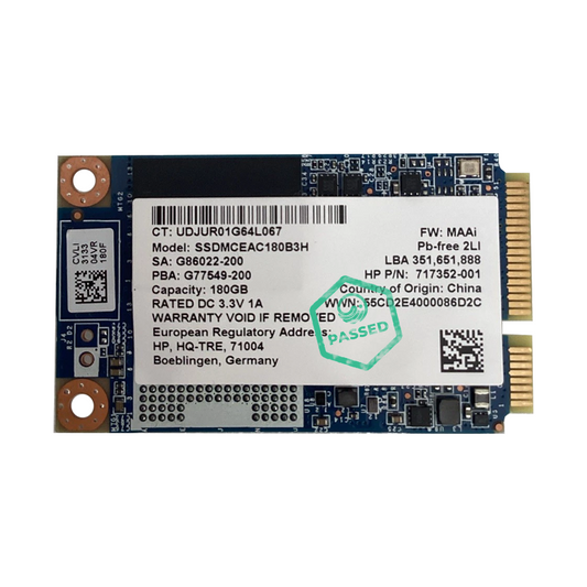 180GB mSATA SSD