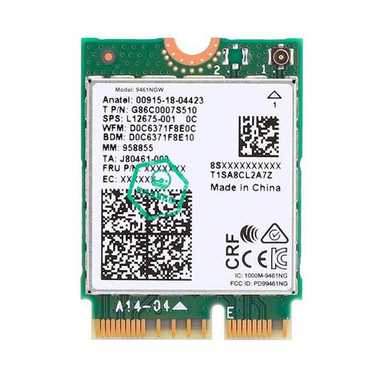 Intel Wireless-AC 9461 (Model: 9461NGW)