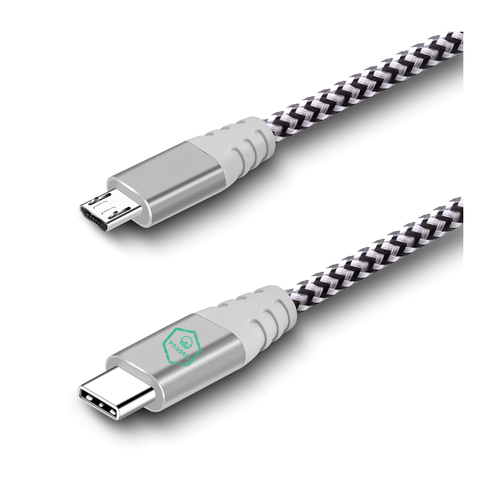 USB-A to Micro-USB Cable – Grey – 1m