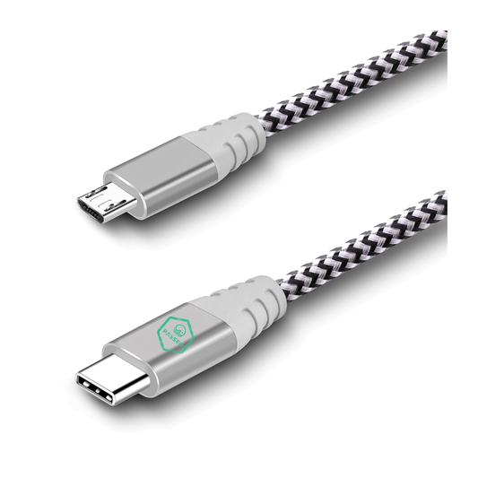 USB-A to Micro-USB Cable – Grey – 1m