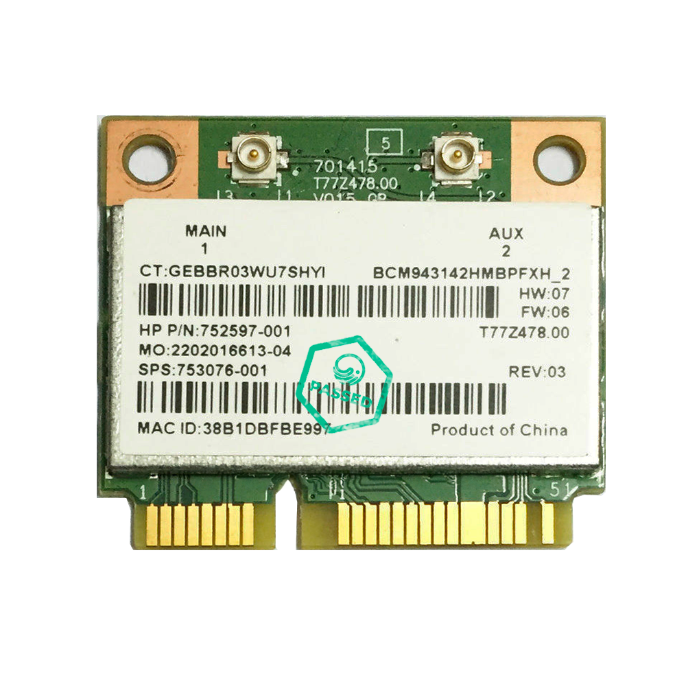 Broadcom BCM943142HMB 752597-001