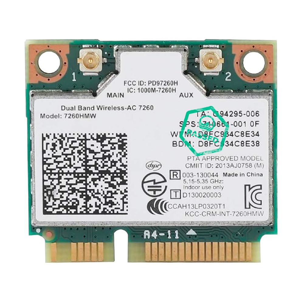 Intel Dual Band Wireless-N 7260 M.2 Laptop WiFi Wireless Adapter Card