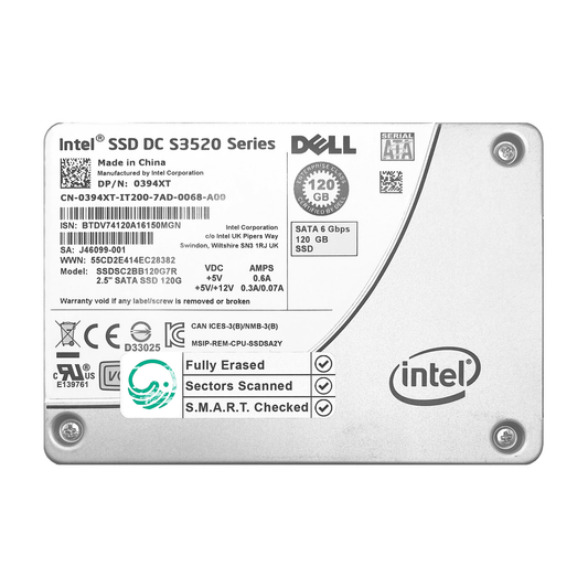 120GB 2.5" SATA SSD