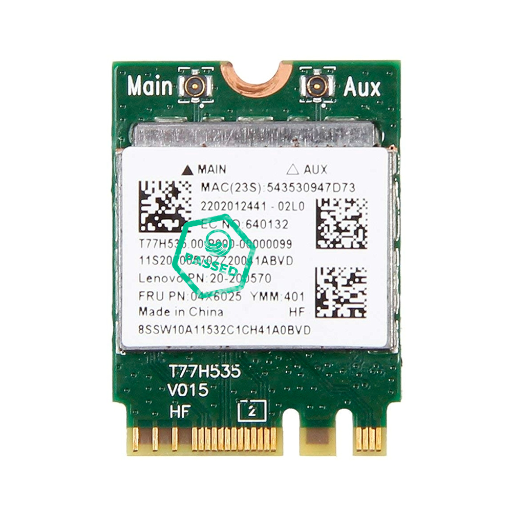 Realtek RTL8821CE T77H533 M.2 Laptop WiFi Wireless Adapter Card