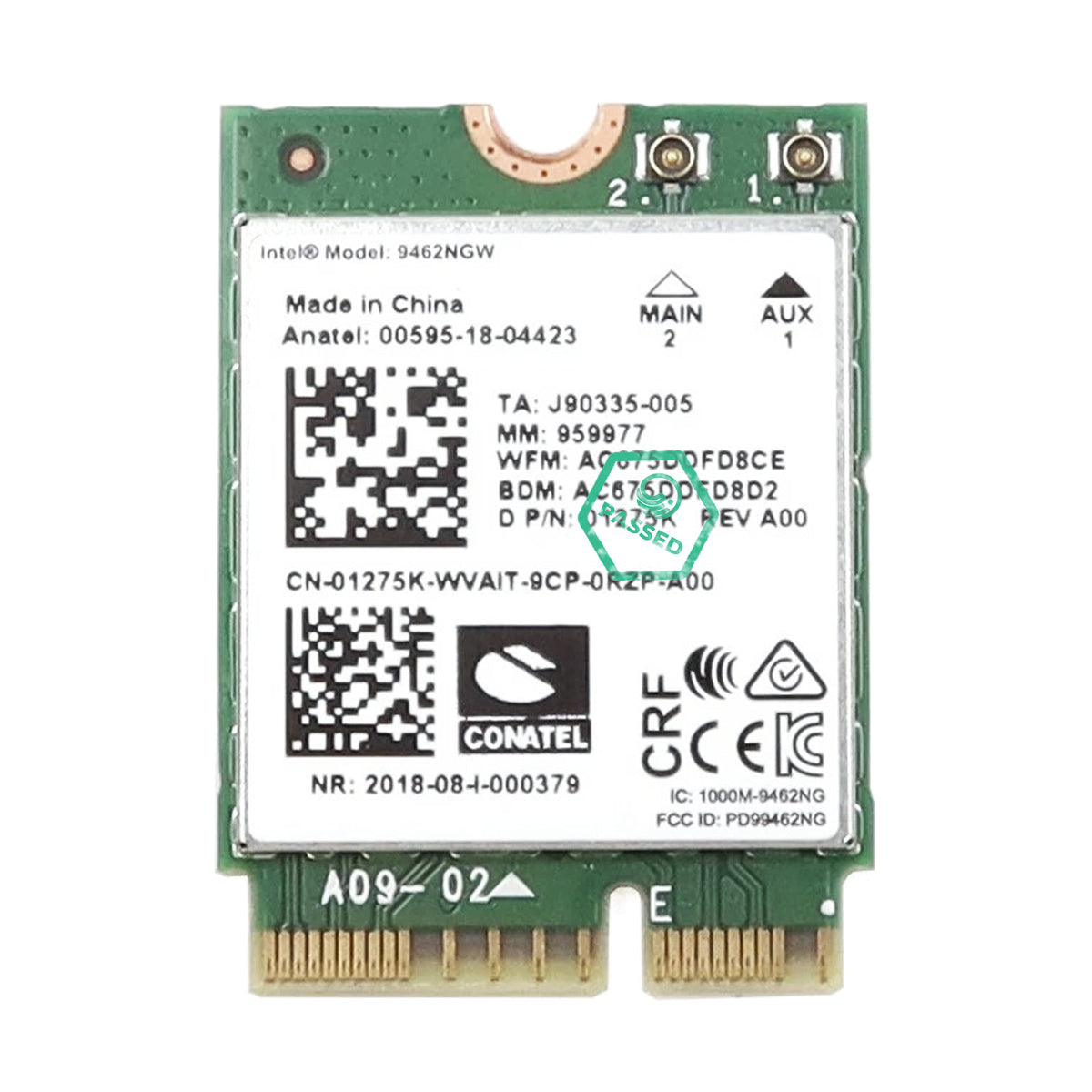 9462NGW Intel Mini Wireless WiFi Network Card