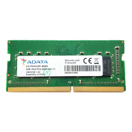 AO1P24HC4R1-BQZS ADATA 4GB PC4-19200 DDR4-2400MHz non-ECC Unbuffered CL15 260-Pin SoDimm 1.2V Single Rank Memory Module