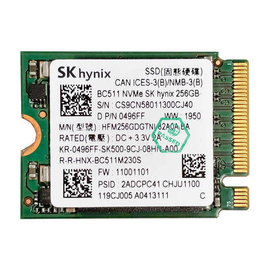 HFM512GDHTNI-82A0A Hynix BC511 Series 512GB PCI Express 3.0 NVMe M.2 2242 Internal Solid State Drive (SSD)