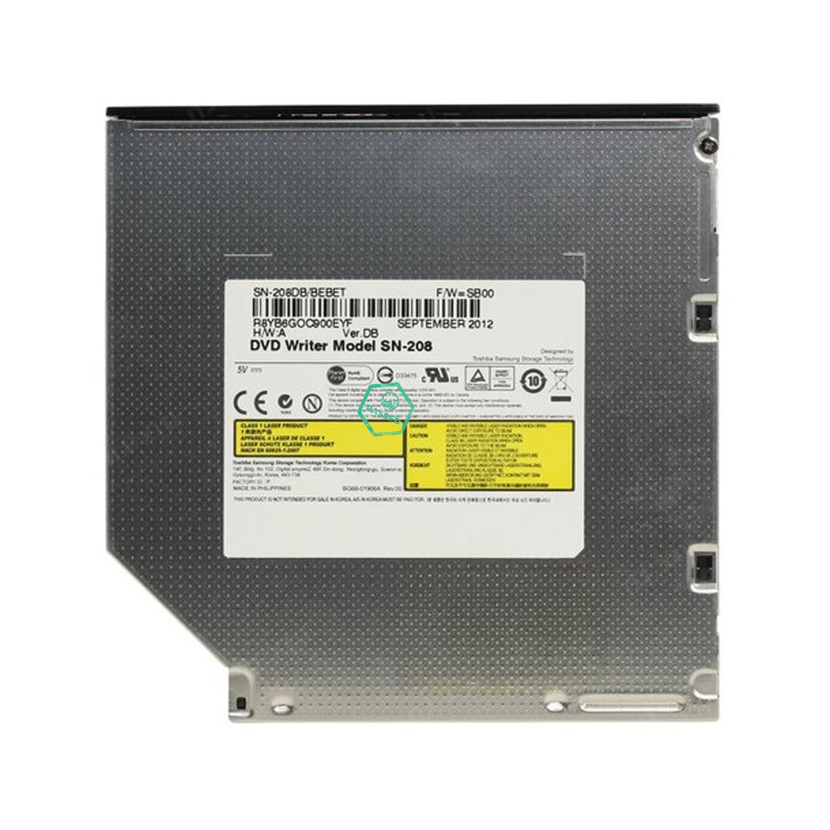 SN-208DB/BEBET Samsung SN-208DB Internal DVD-Writer DVD-RAM/±R/±RW Support 8x DVD Read/8x DVD Write/8x DVD Rewrite Double-layer Media Supported SATA Slimline