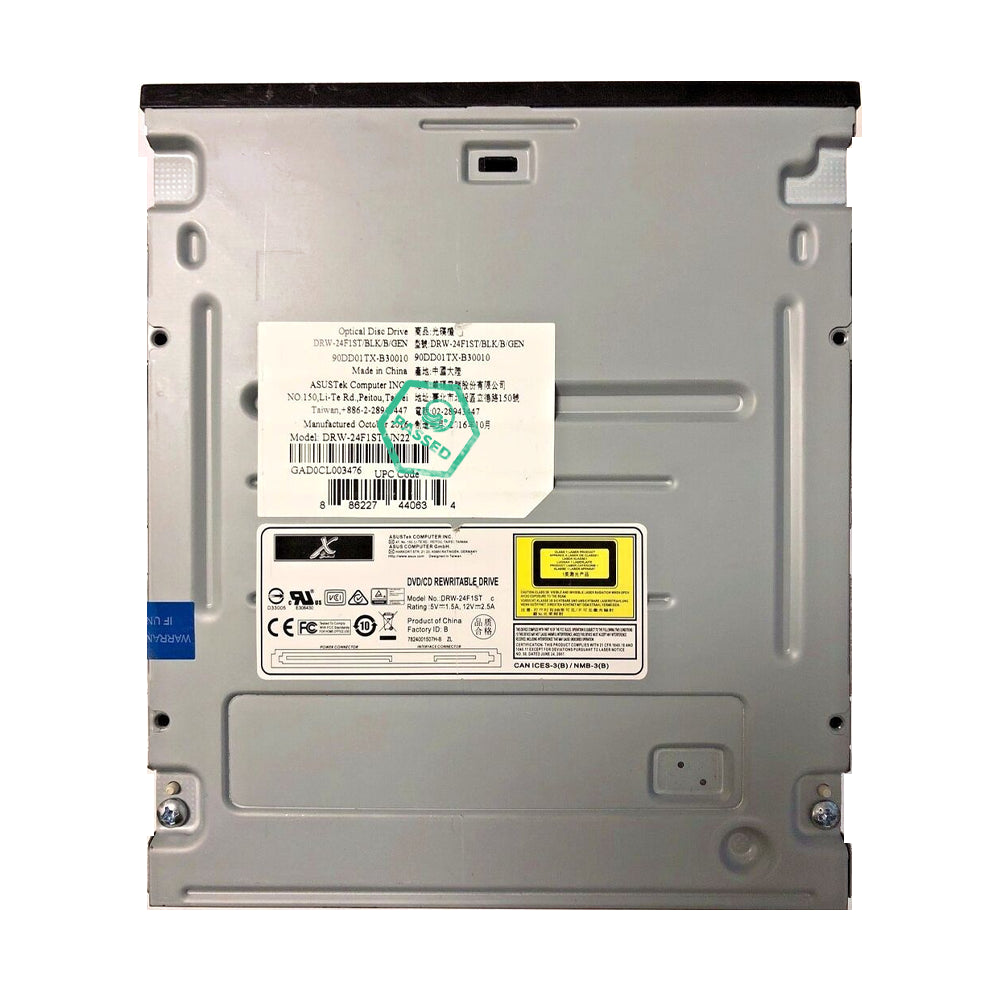 DRW-24F1ST Asus DVD-Writer DVD-RAM/±R/±RW Support 48x CD Read/48x CD Write/24x CD Rewrite 16x DVD Read/24x DVD Write/8x DVD Rewrite Double-layer Media Supported SATA 5.25" 1/2H