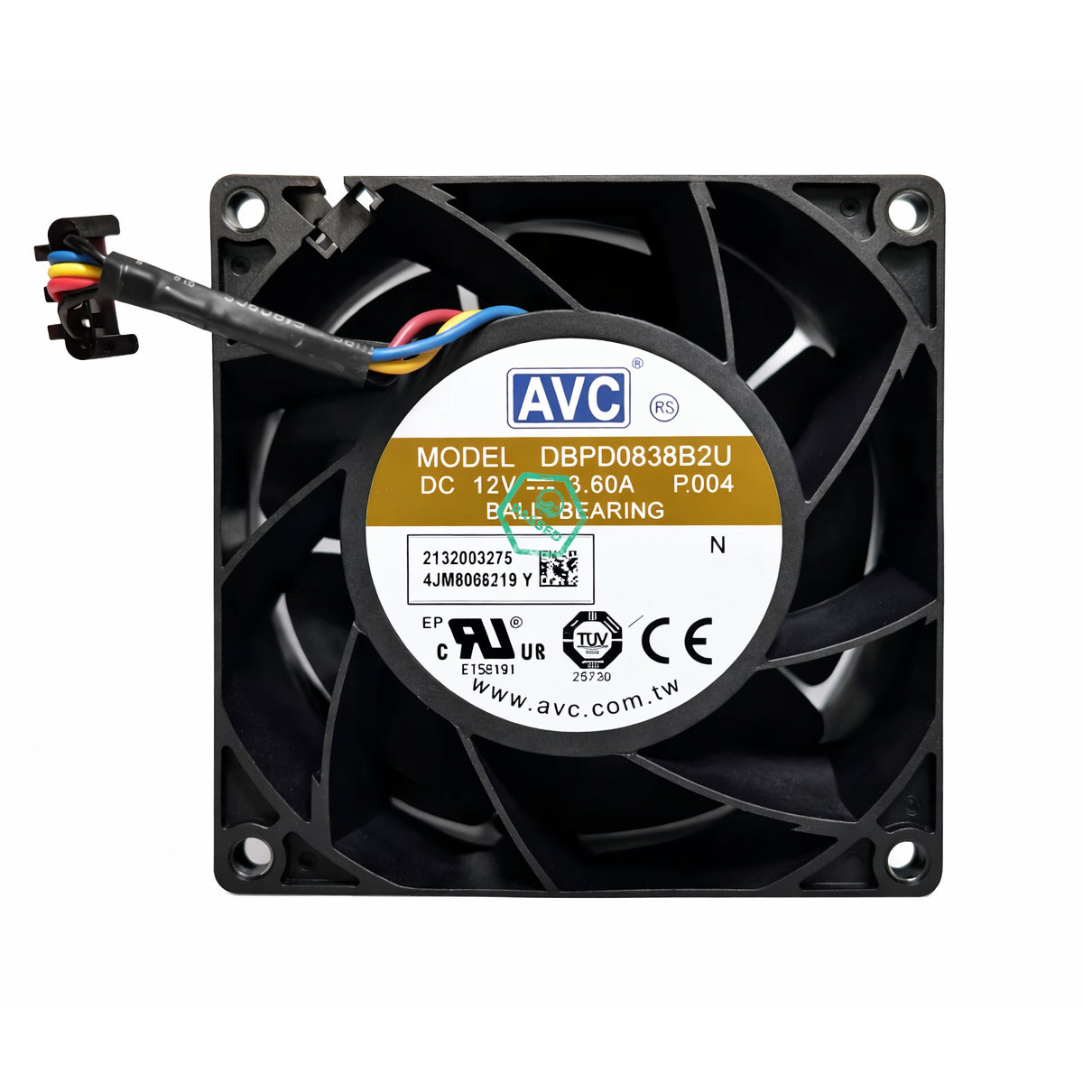 DS08025B12U AVC Fan 12vdc 0.70amp 64cfm