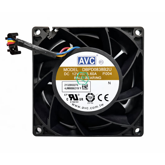 DS08025B12U AVC Fan 12vdc 0.70amp 64cfm