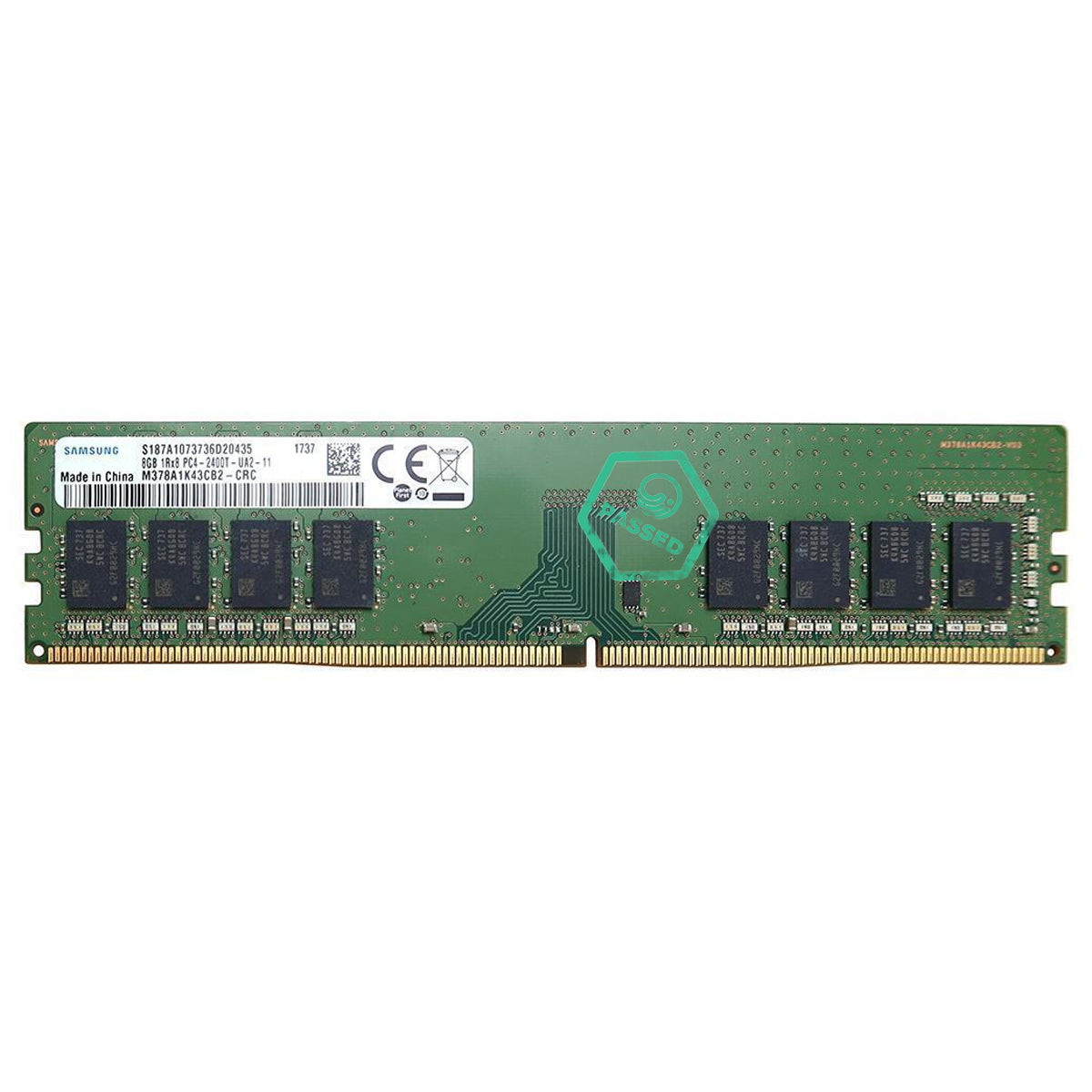 FCS F378A1K43DB0-CRC 8GB PC4-19200 DDR4-2400MHz non-ECC Unbuffered CL17 288-Pin DIMM 1.2V Single Rank Memory Module