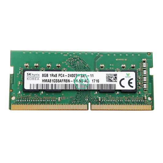 HMA81GS6MFR8N-UH Hynix 8GB PC4-19200 DDR4-2400MHz non-ECC Unbuffered CL17 260-Pin SoDimm 1.2V Single Rank Memory Module