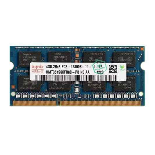 HMT351S6CFR8C-PB Hynix 4GB PC3-12800 DDR3-1600MHz non-ECC Unbuffered CL11 204-Pin SoDimm Dual Rank Memory Module