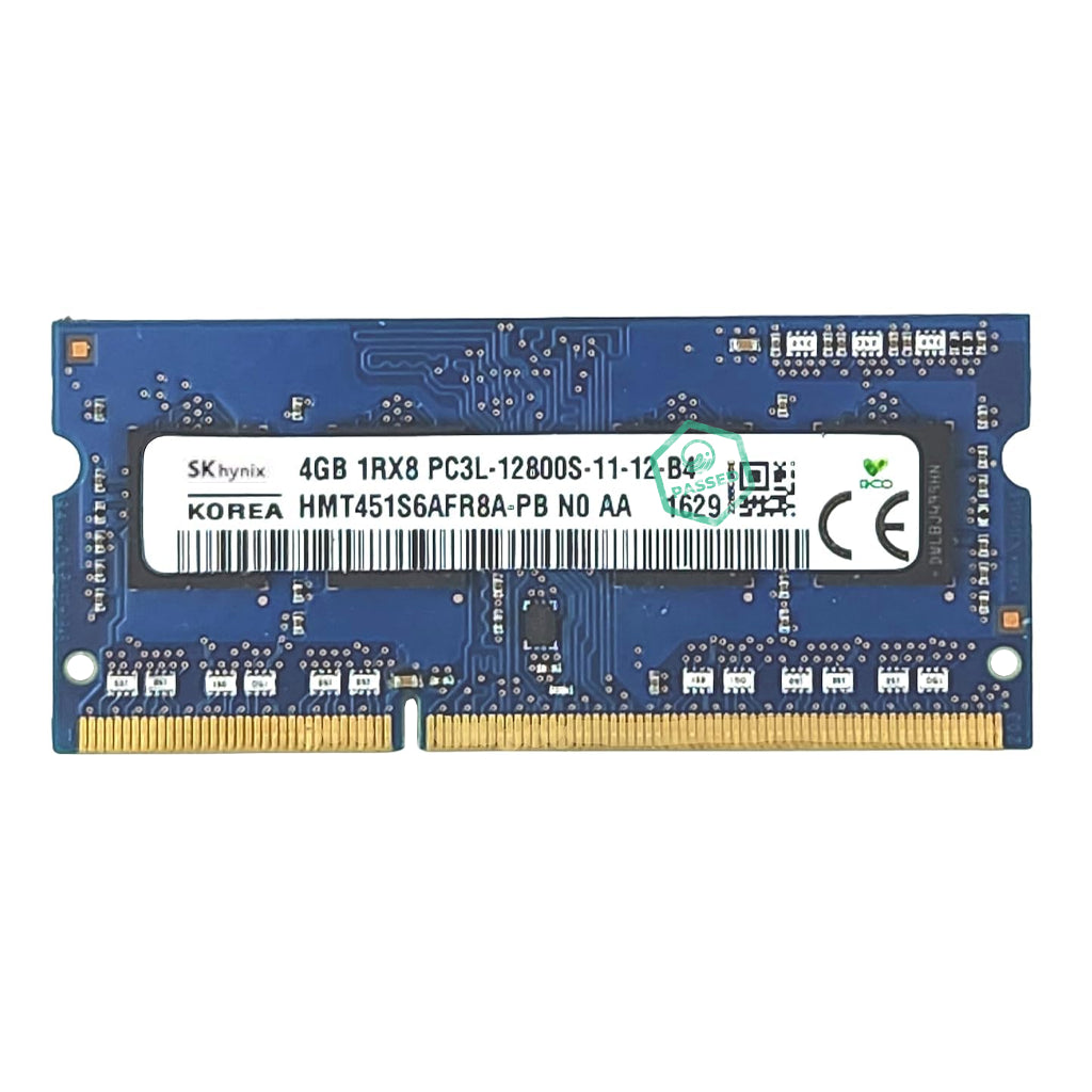 HMT451S6AFR8A-PB Hynix 4GB PC3-12800 DDR3-1600MHz non-ECC Unbuffered CL11 204-Pin SoDimm 1.35V Low Voltage Single Rank Memory Module