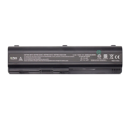 HSTNN-W50C HP 6-Cell Lithium-ion (Li-Ion) 10.8VDC 4400mAh Primary Laptop Battery for HP Pavilion dv4/dv5/dv6/HDX16 Series Entertainment Notebook PC (Refurbished)
