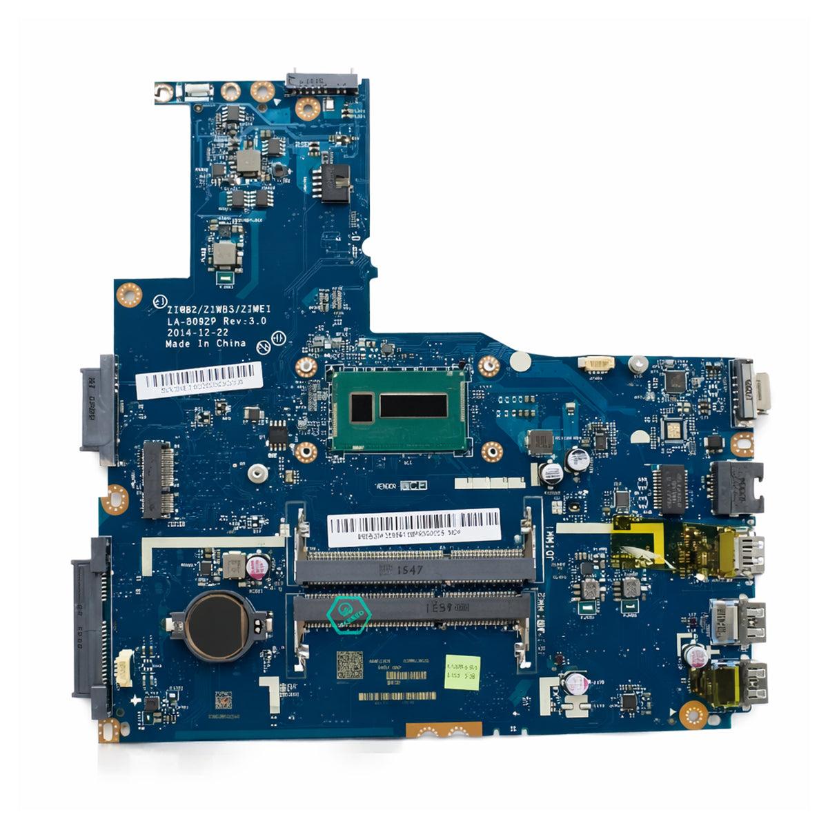 LA-B092P Lenovo Ideapad 305-15 Motherboard Intel i3-4005U CPU 5B20G06389